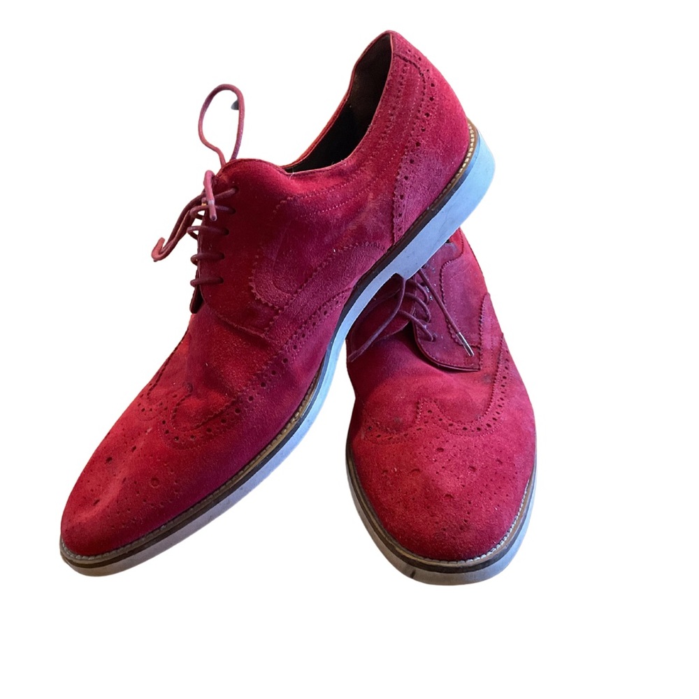Hugo Boss red suede Loafer
